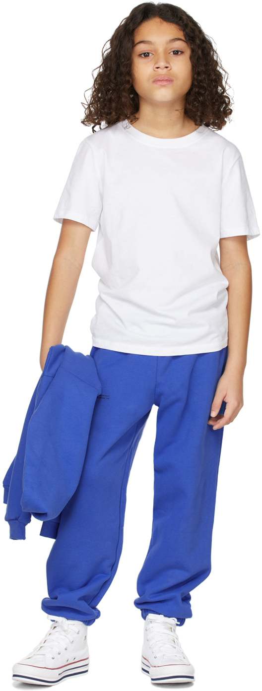 цена Детские синие спортивные штаны из органического хлопка 365 PANGAIA