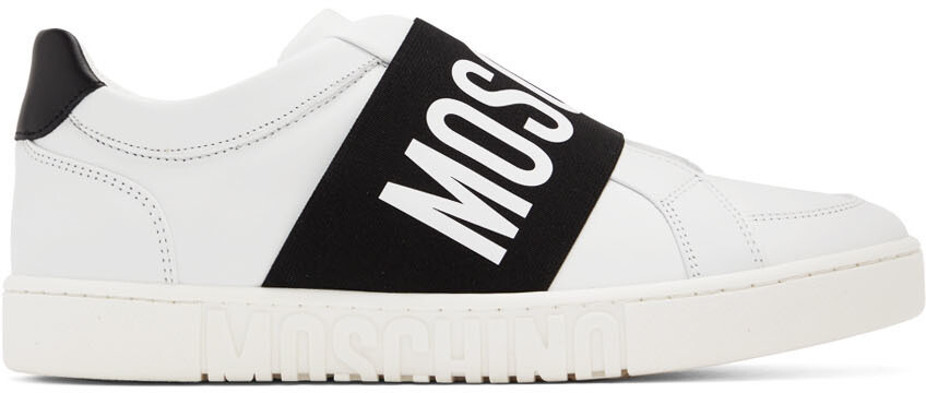 

Белые слипоны Moschino