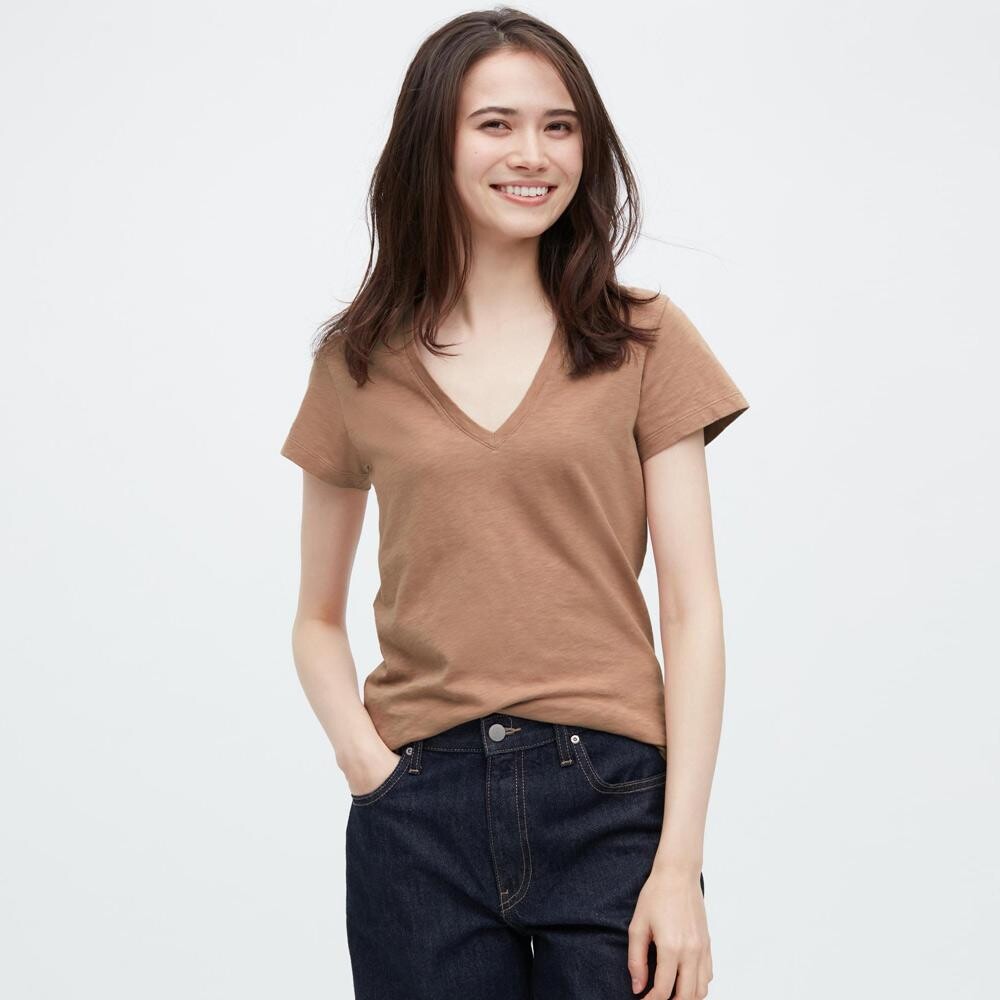 

Футболка Uniqlo, кэмел