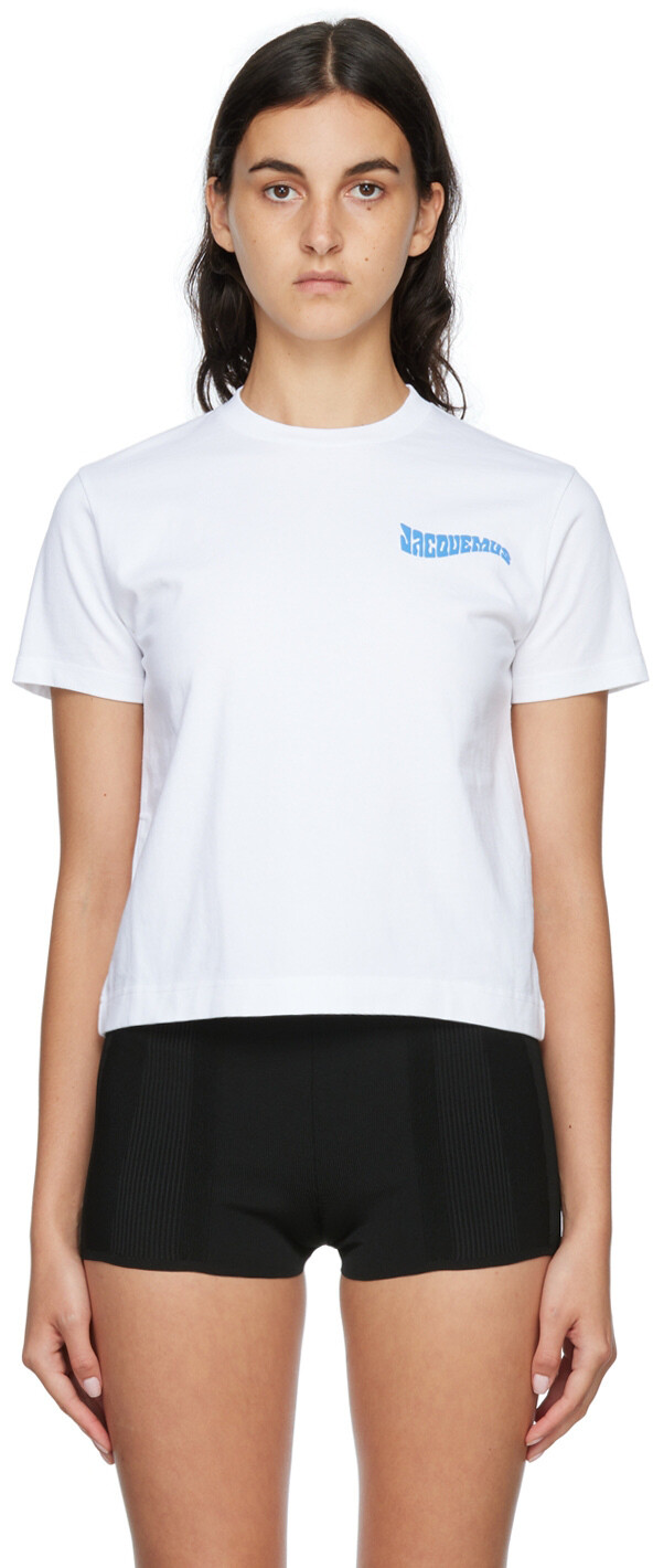 

Белая футболка Le Papier 'Le T-Shirt Camarge' Jacquemus