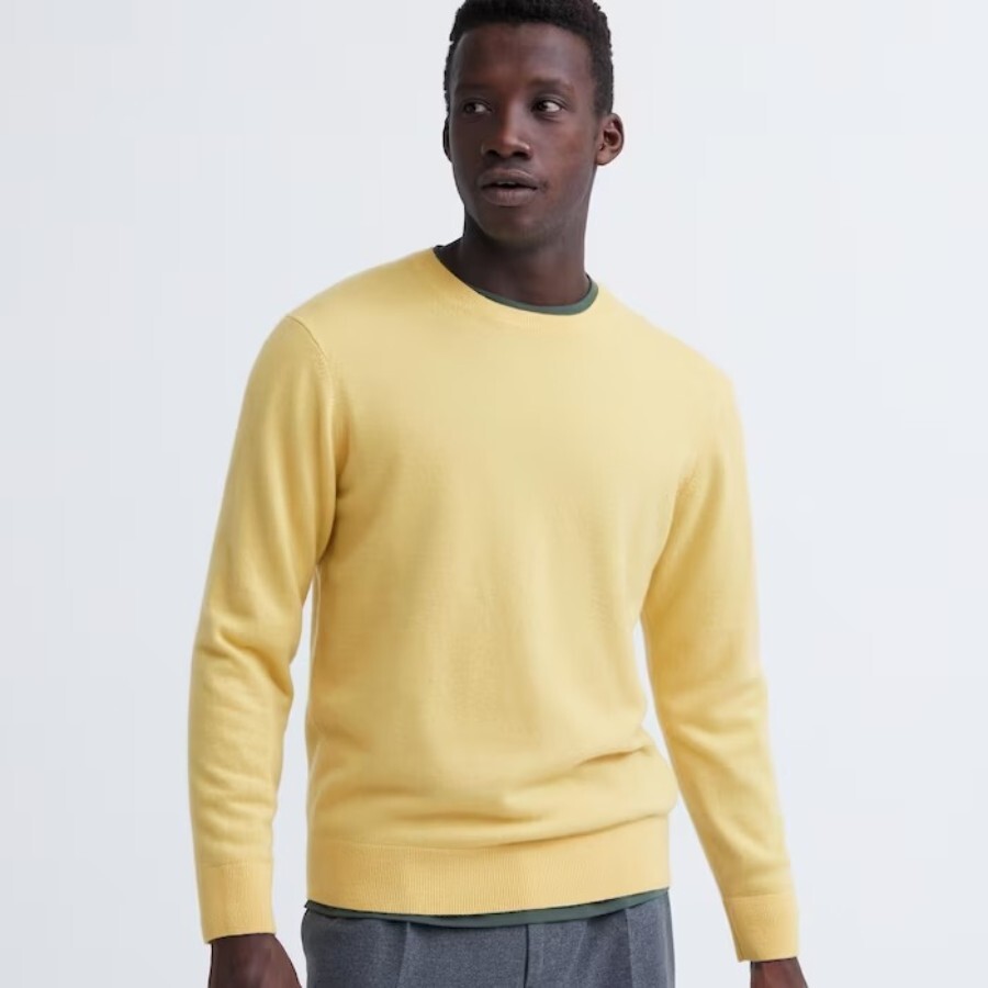 

Джемпер Uniqlo Cashmere, желтый