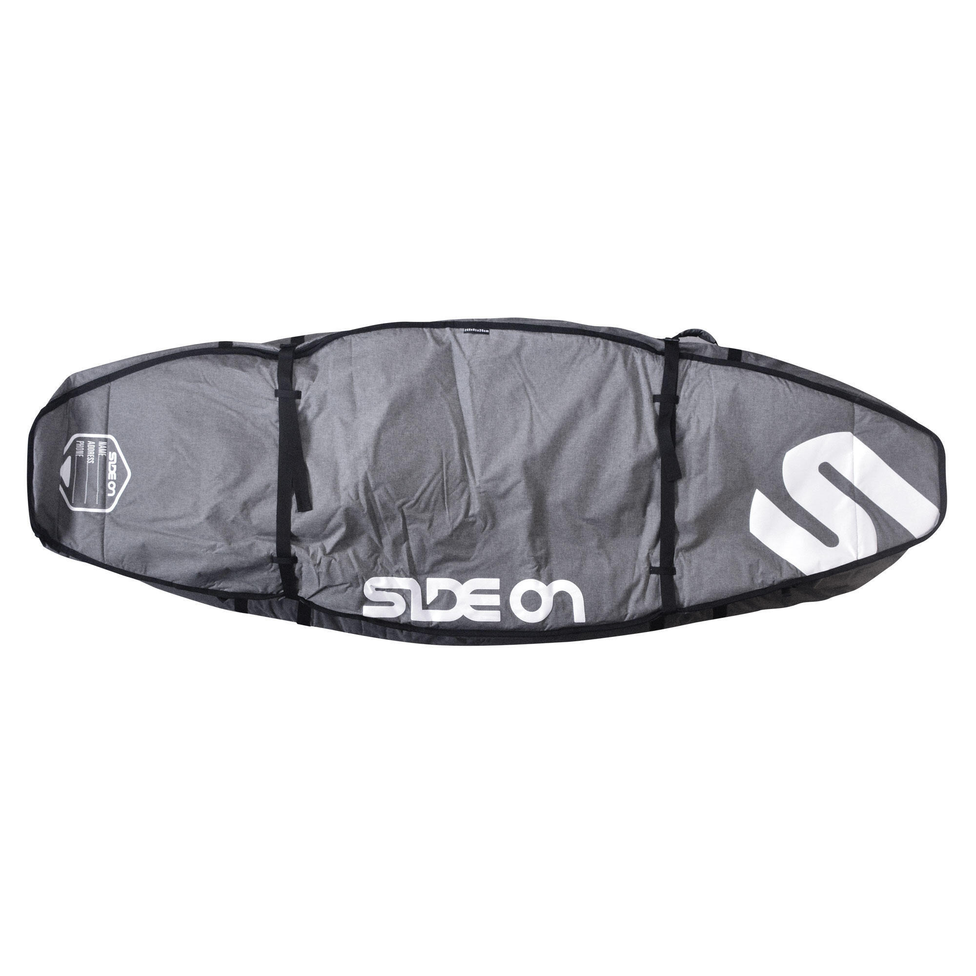 Boardbag доска для виндсерфинга двойной корпус 10 мм 245/65 Side On серый/белый полог брезентовый водоупорный 5х6