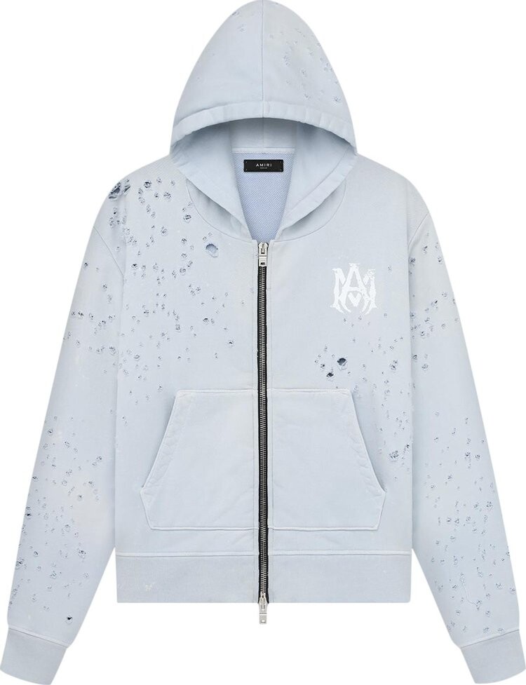 

Худи Amiri Washed MA Shotgun 'Grey Dawn', серый