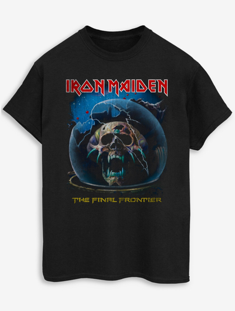 

NW2 Iron Maiden Astro Dead Adult Черная футболка с принтом George., черный