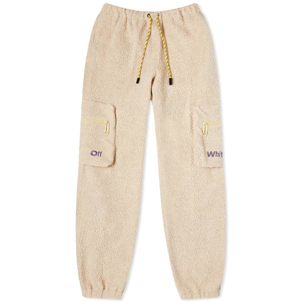 

Off-White Джоггеры Teddy Bounce, бежевый