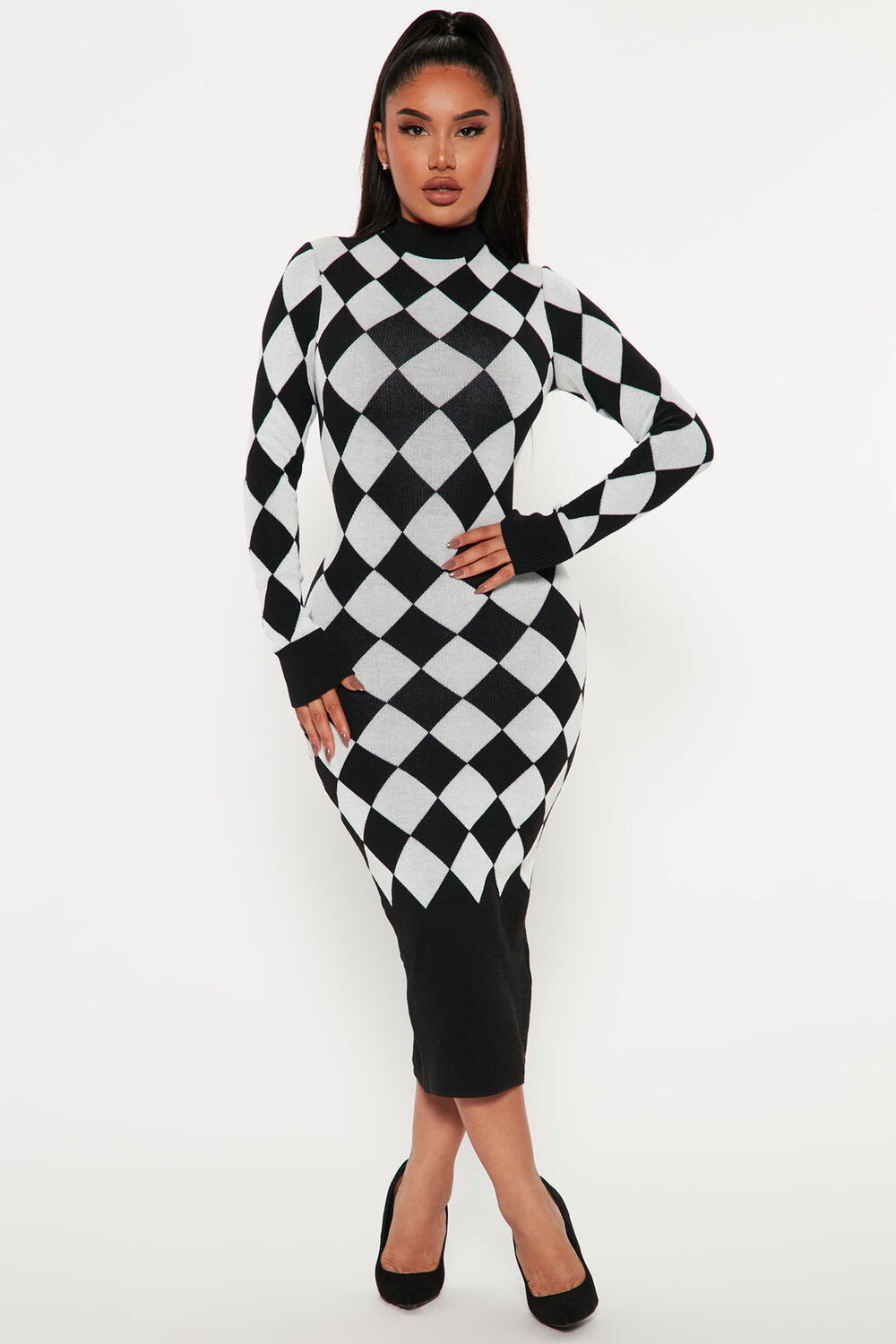 

Свитер Fashion Nova D23988, черный