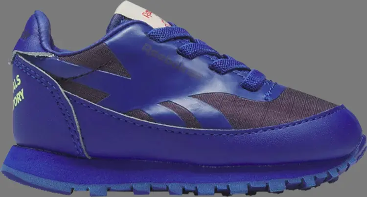 

Кроссовки the animals observatory x classic leather i 'cobalt' Reebok, синий