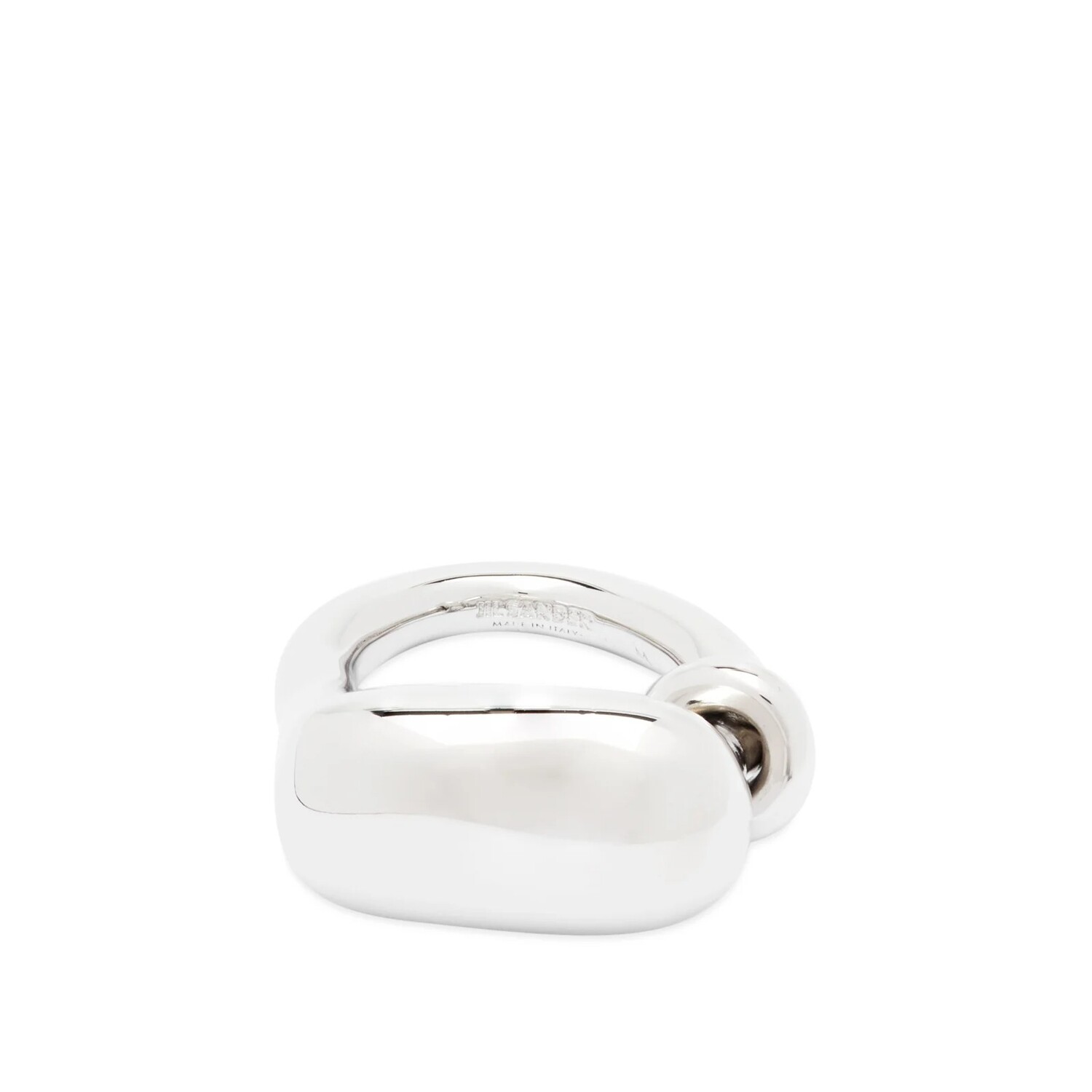 

Кольцо Jil Sander BW9 Ring 1, серебристый