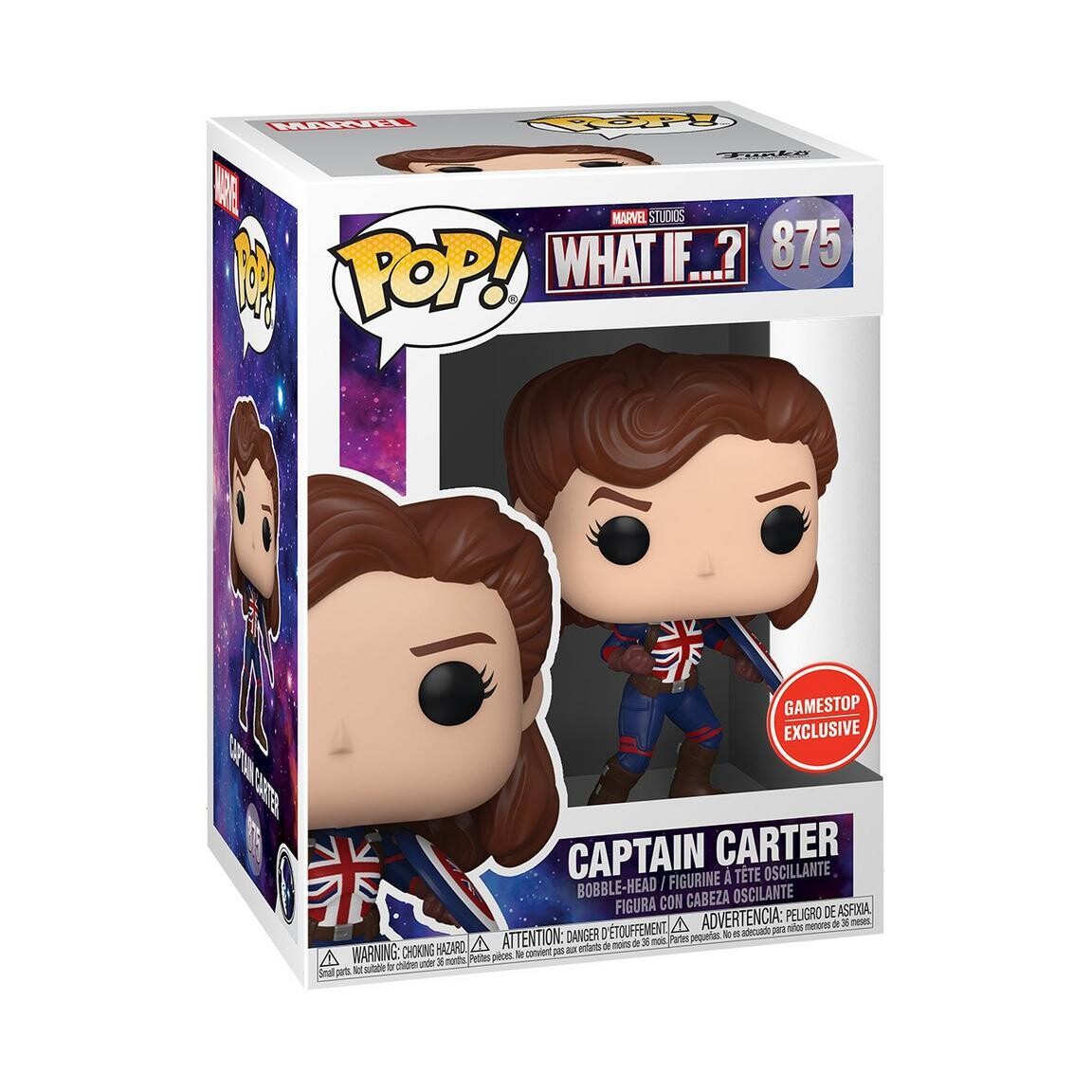 

Фигурка Funko POP! Marvel: What If… Captain Carter GameStop Exclusive, 10,2 см