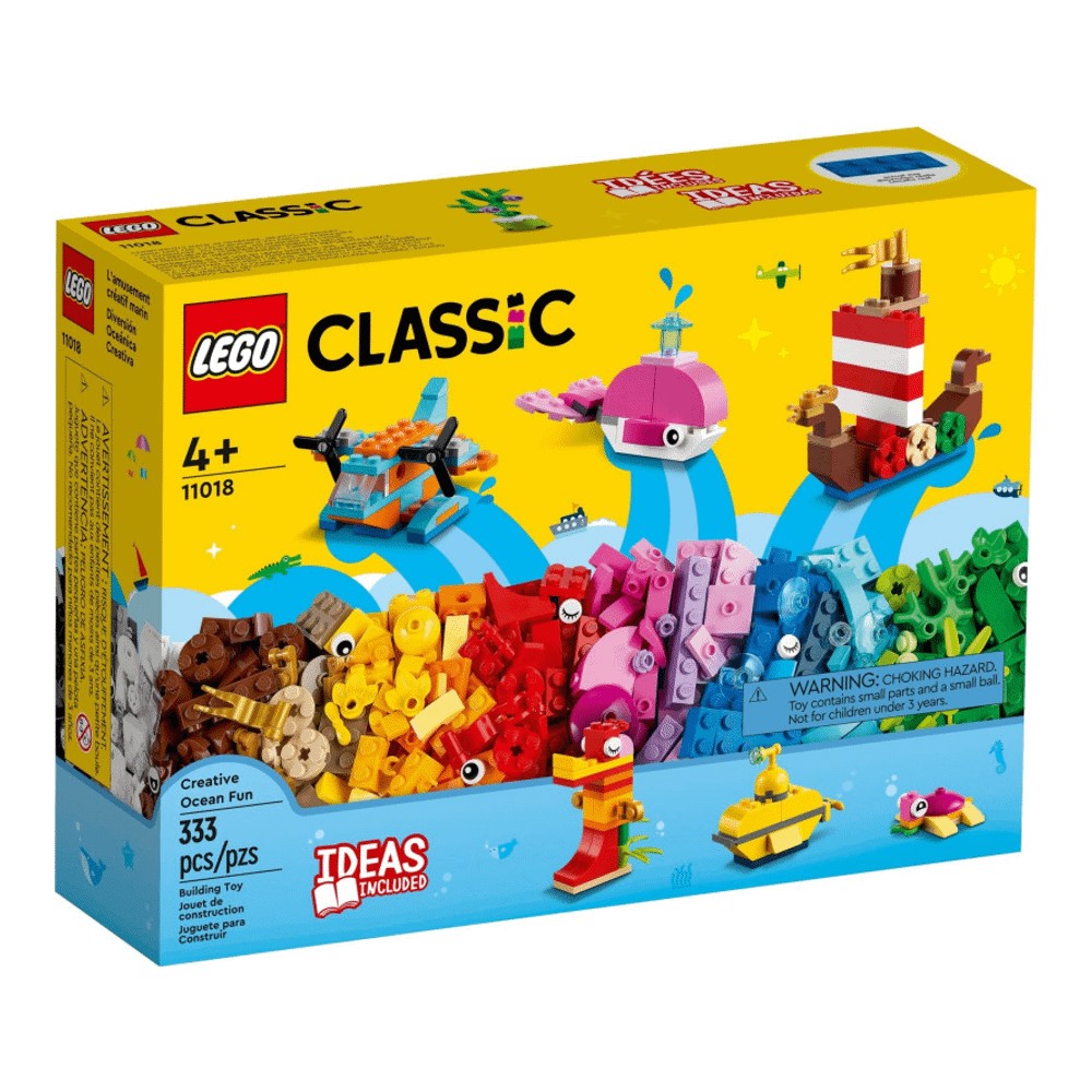 Конструктор LEGO Classic 11018 Творческое морское веселье lego classic творческое веселье в океане 11018