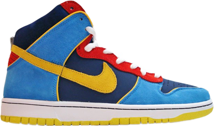 Лимитированные кроссовки Nike Dunk High Pro SB 'Mr. Pacman', синий - фото