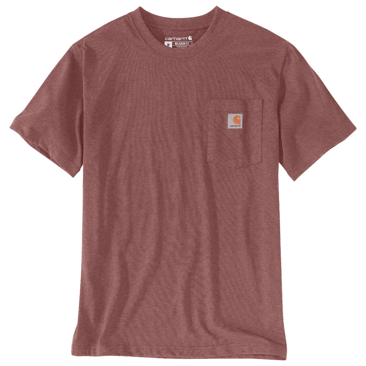 

Футболка Carhartt K87 Pocket S/S, цвет Apple Butter Heather