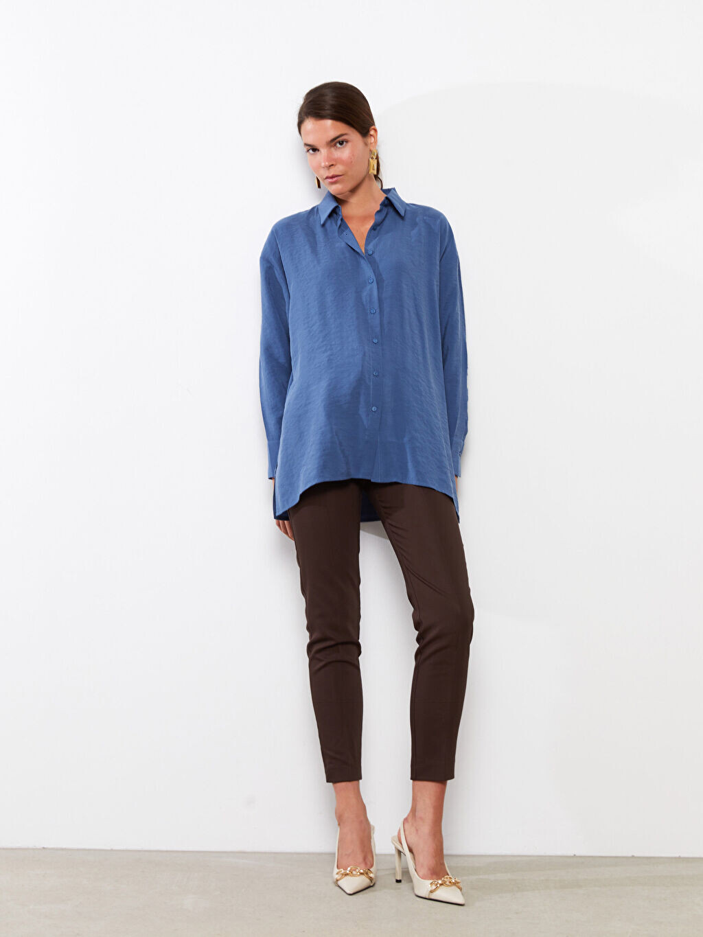 

Прямые женские брюки Slim Fit LC Waikiki Basic