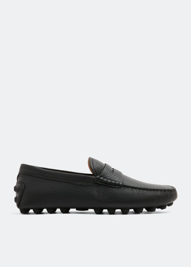 

Лоферы TOD'S Gommino Bubble driving loafers, черный