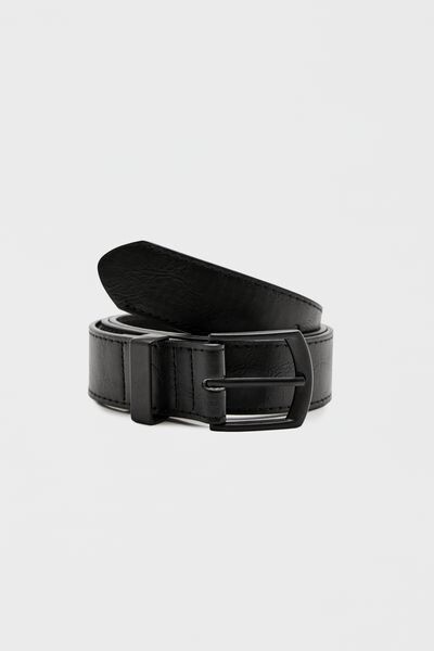 

Ремень из искусственной кожи с черной пряжкой PULL&BEAR
