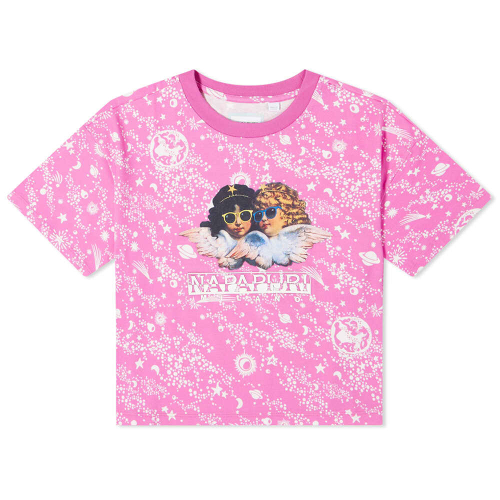 

Футболка Napapijri x Fiorucci Logo Crop Tee