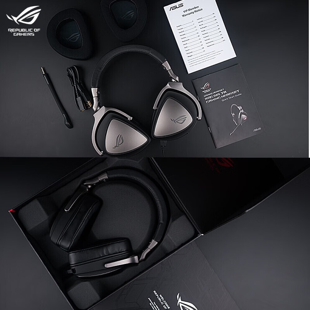 

Гарнитура игровая ROG Player Country Prism headset с переключателем микрофона
