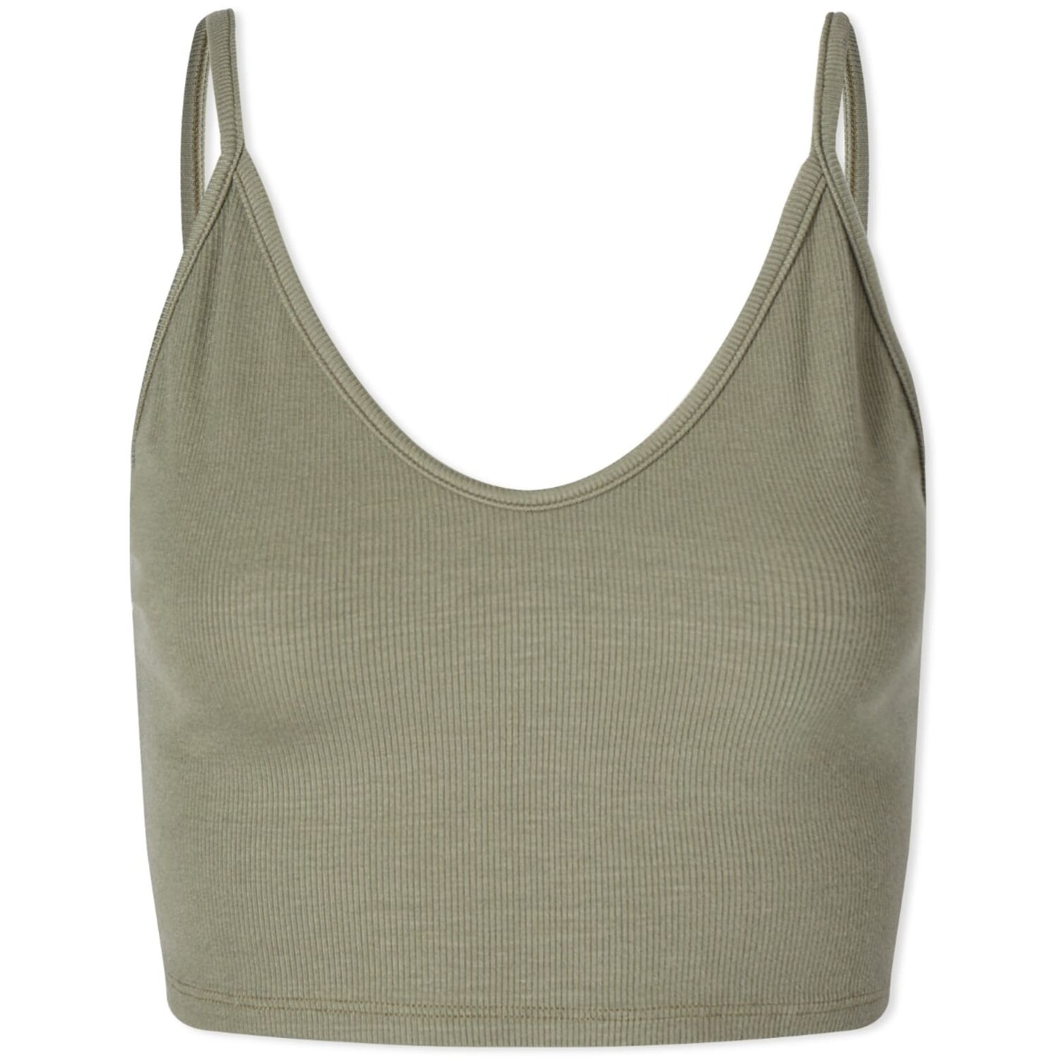 

Топ Joah Brown Strappy Crop Tank, хаки