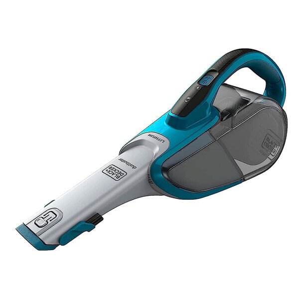 

Пылесос ручной Black+Decker Vacuum DVJ320J B5, беспроводной, серый-синий