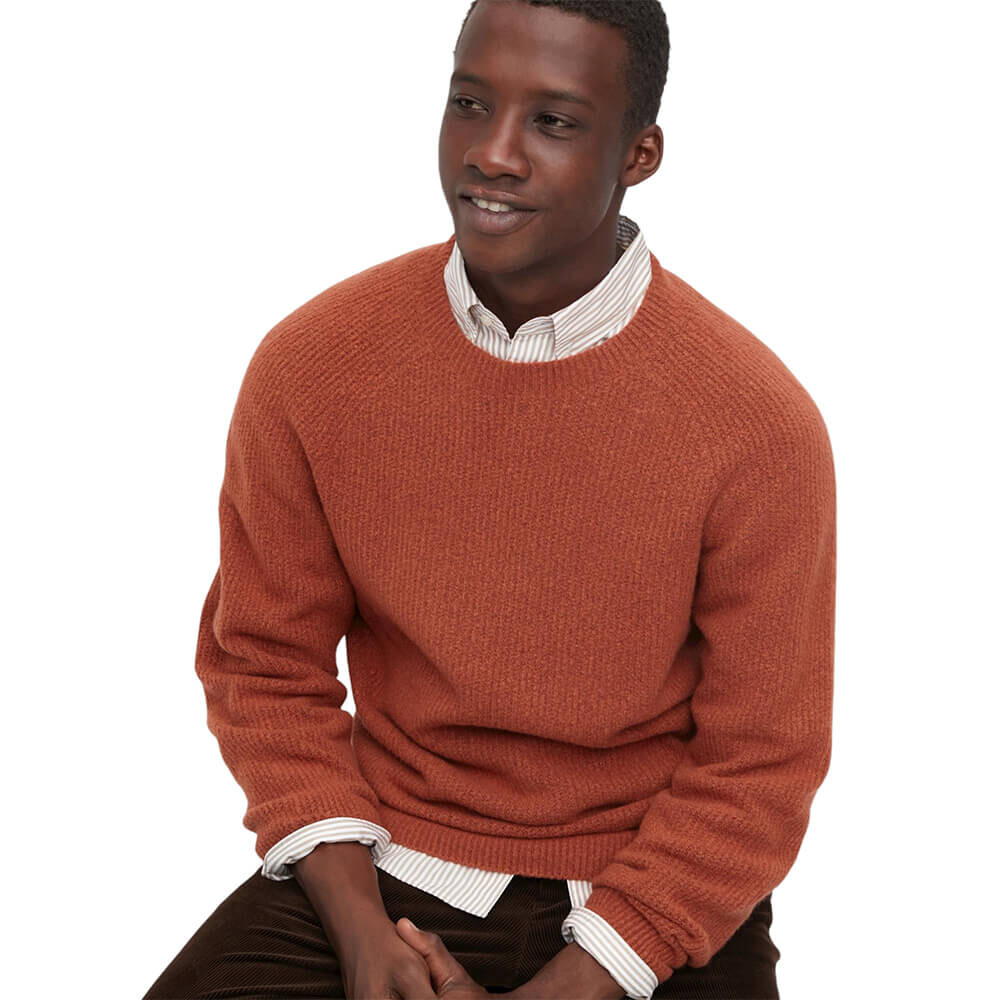

Джемпер Uniqlo 3D Knit Seamless Souffle, оранжевый
