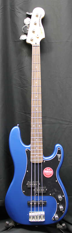 Squier Affinity Precision Bass PJ 4-струнная электрическая бас-гитара Lake Placid Blue гитарный комплект fender squier affinity precision bass pj pack mn blk