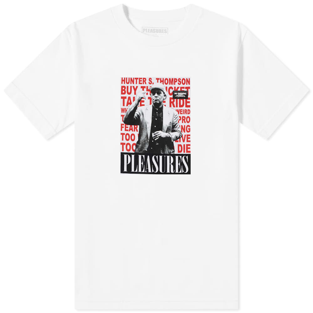 

Футболка Pleasures X Hunter S. Thompson No Smoking Tee, Серый