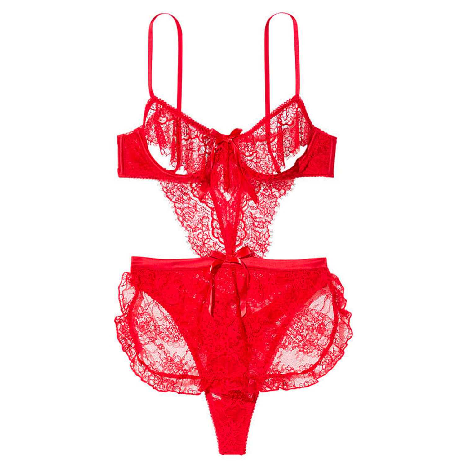 

Боди Victoria's Secret Very Sexy The Dreamer Teddy, красный