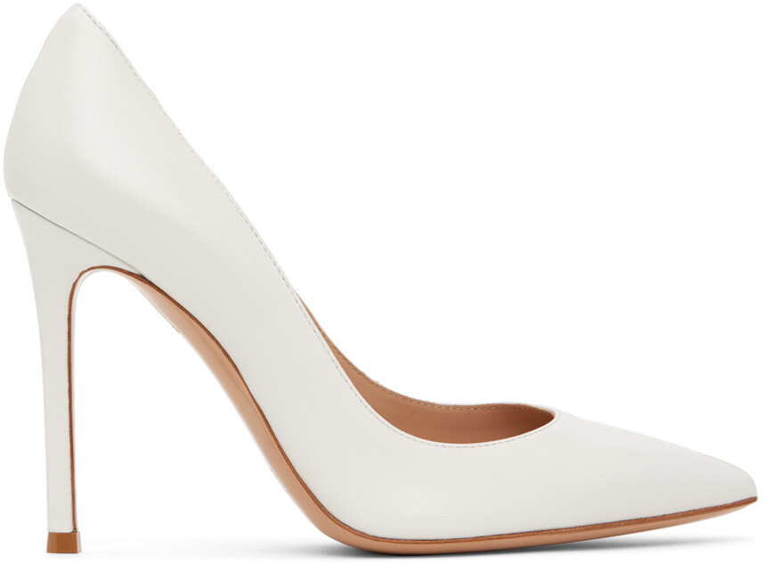 

Белые туфли на каблуке Gianvito 105 Gianvito Rossi, Белый, Белые туфли на каблуке Gianvito 105 Gianvito Rossi