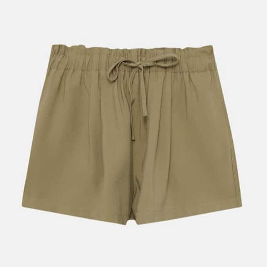 

Шорты-бермуды Pull&Bear Paperbag, хаки