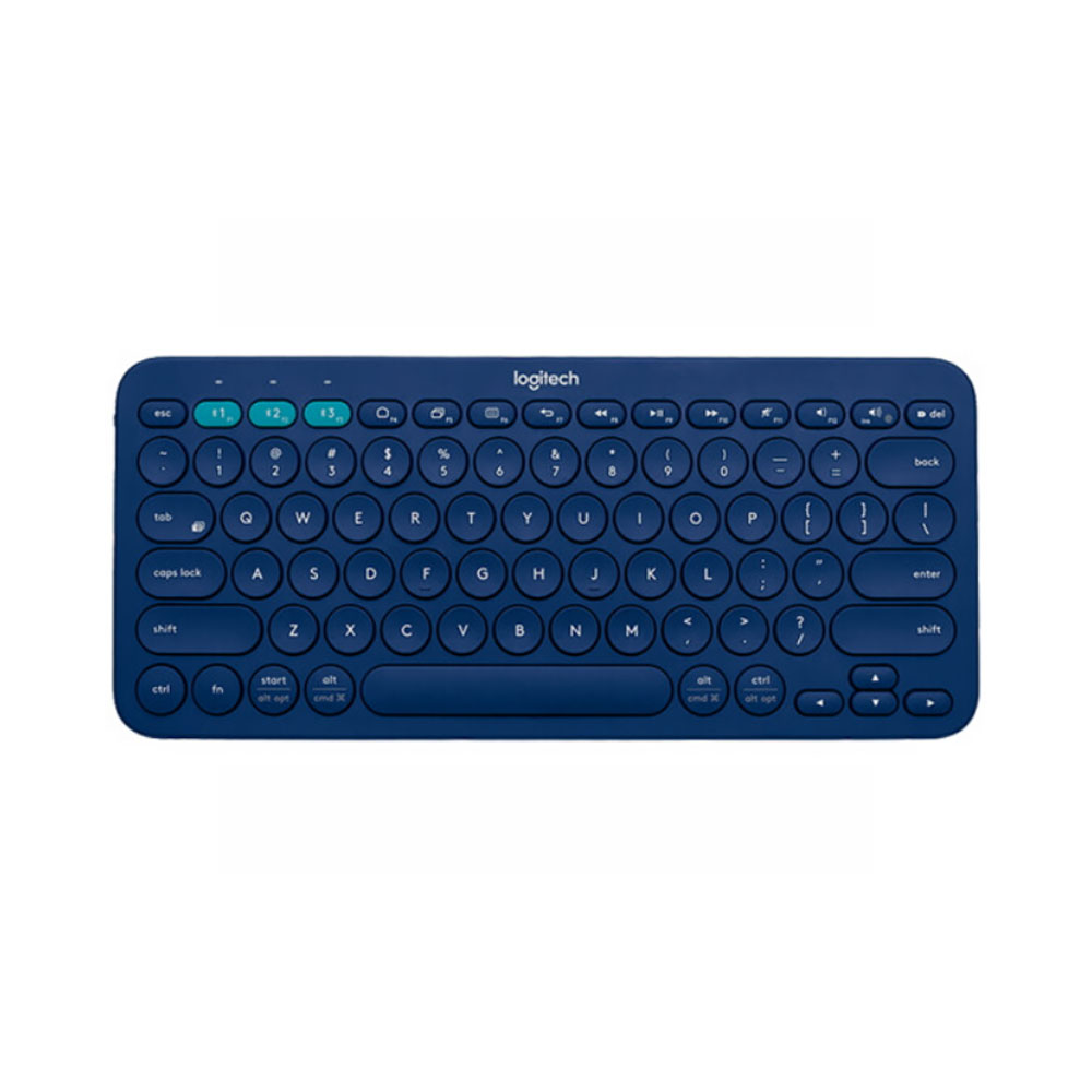 Клавиатура беспроводная Logitech K380, английская раскладка, синий клавиатура logitech k380 dark grey 920 007584