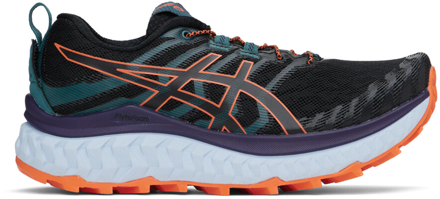 

Черно-оранжевые кроссовки Trabuco Max Asics, Черный