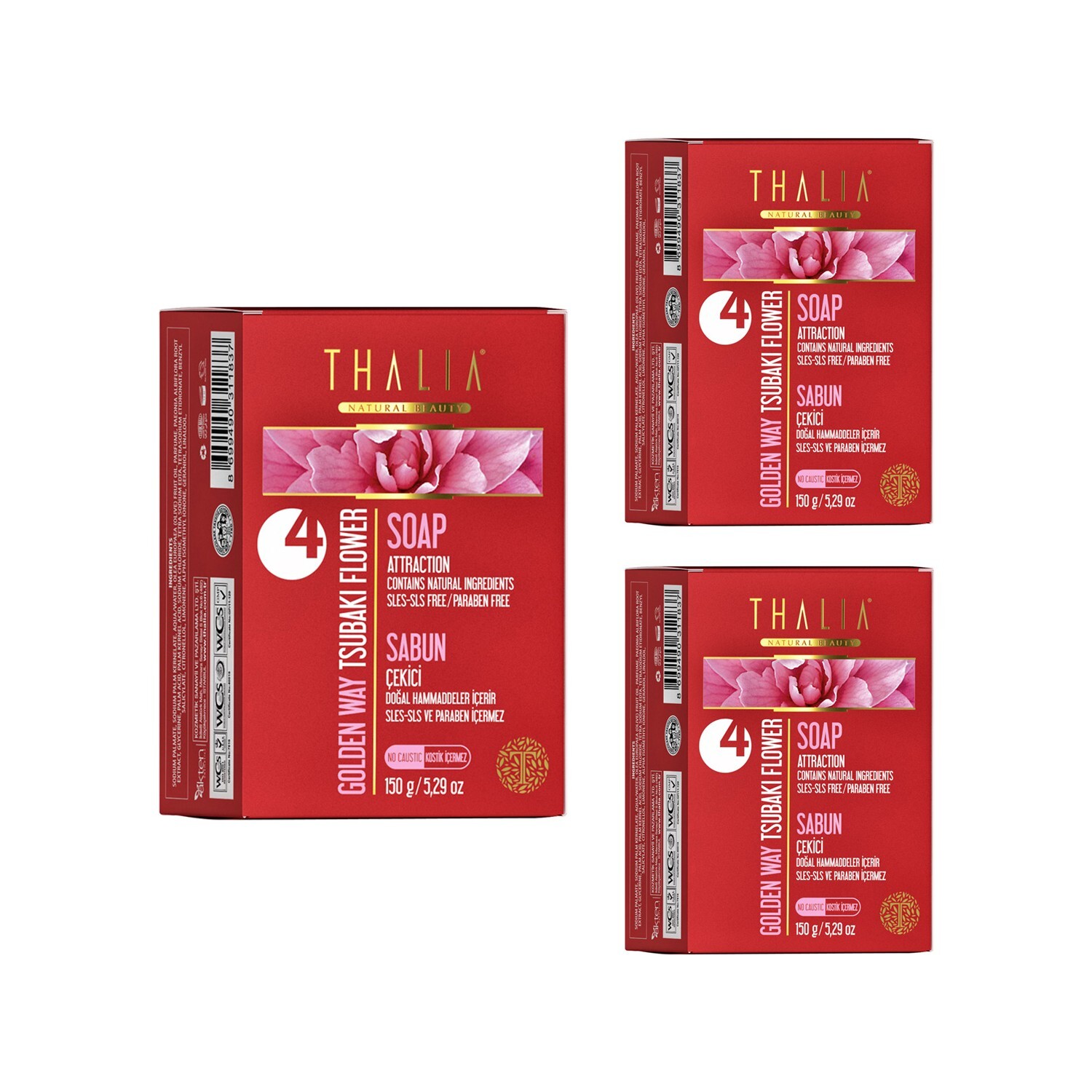 

Thalia Golden Way (твердое мыло с маслом японской розы, 150 г x 3 шт.