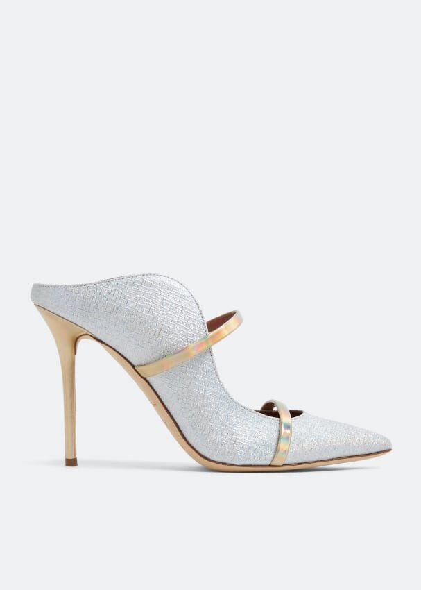 

Мюли MALONE SOULIERS Maureen mules, серебряный