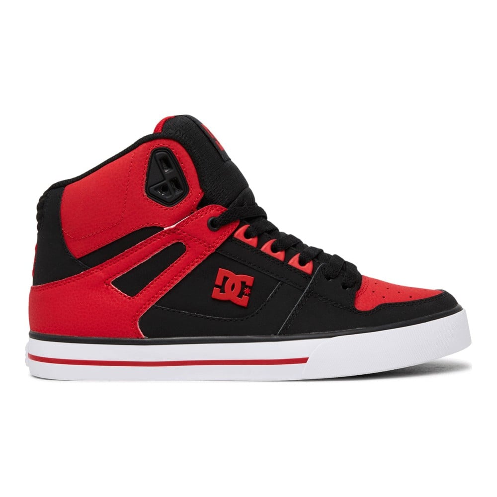 Dc shoes black store and red