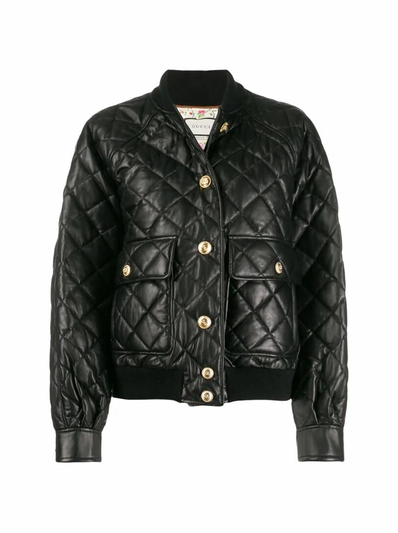 

Кожаная куртка Gucci