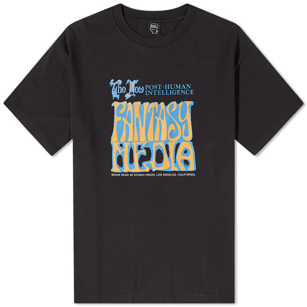 

Футболка Brain Dead Fantasy Media Tee, Черный