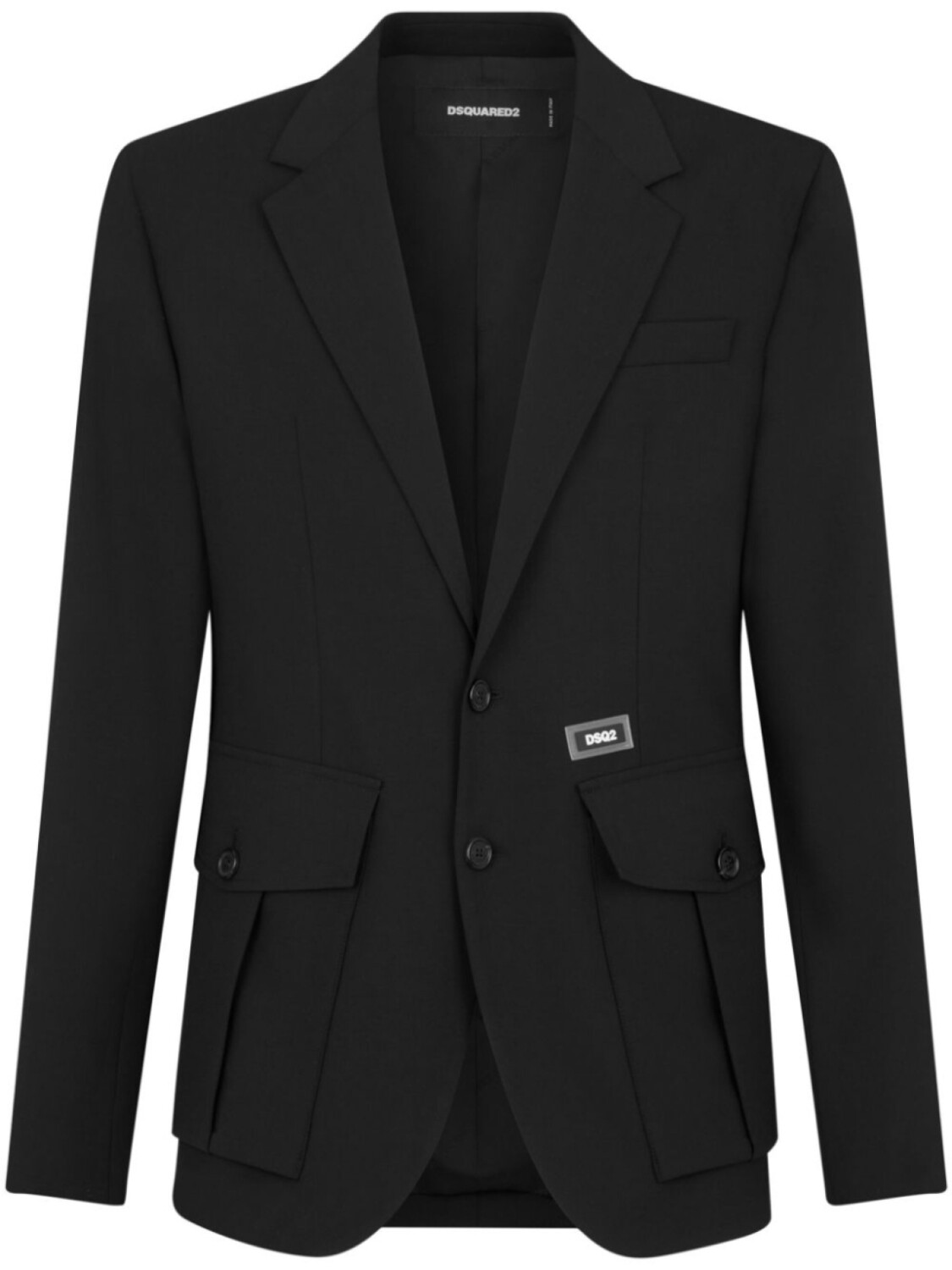 

Dsquared2 однобортный пиджак с карманами, черный