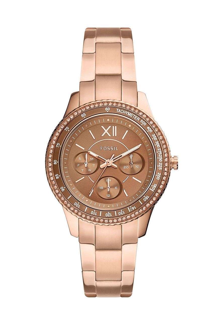 

Ископаемые часы Fossil, золотой