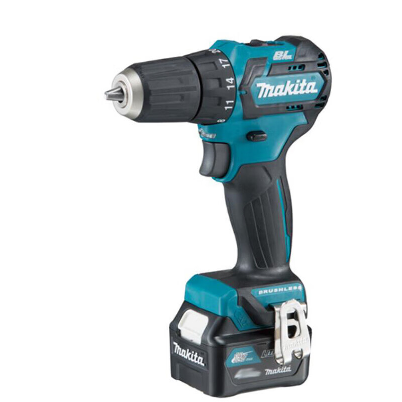 Дрель ручная Makita DF332DSME, 10 мм + два аккумулятора 4.0Ah, зарядное устройство