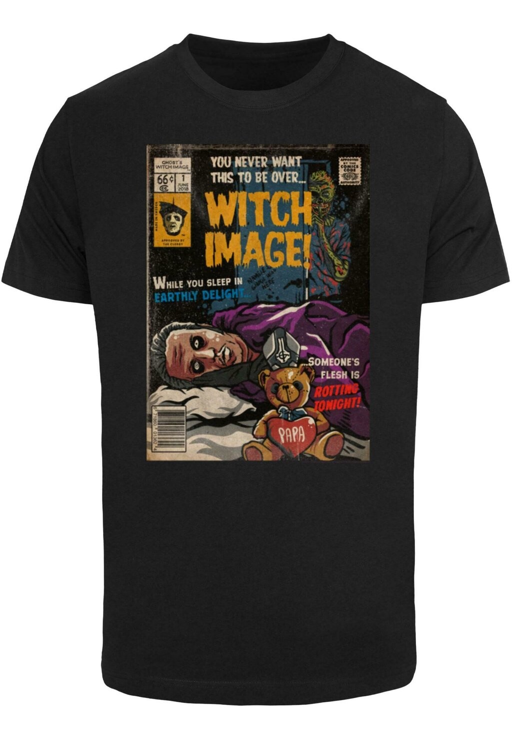

Футболка с принтом GHOST WITCH IMAGE COMIC BOOK Merchcode, черный