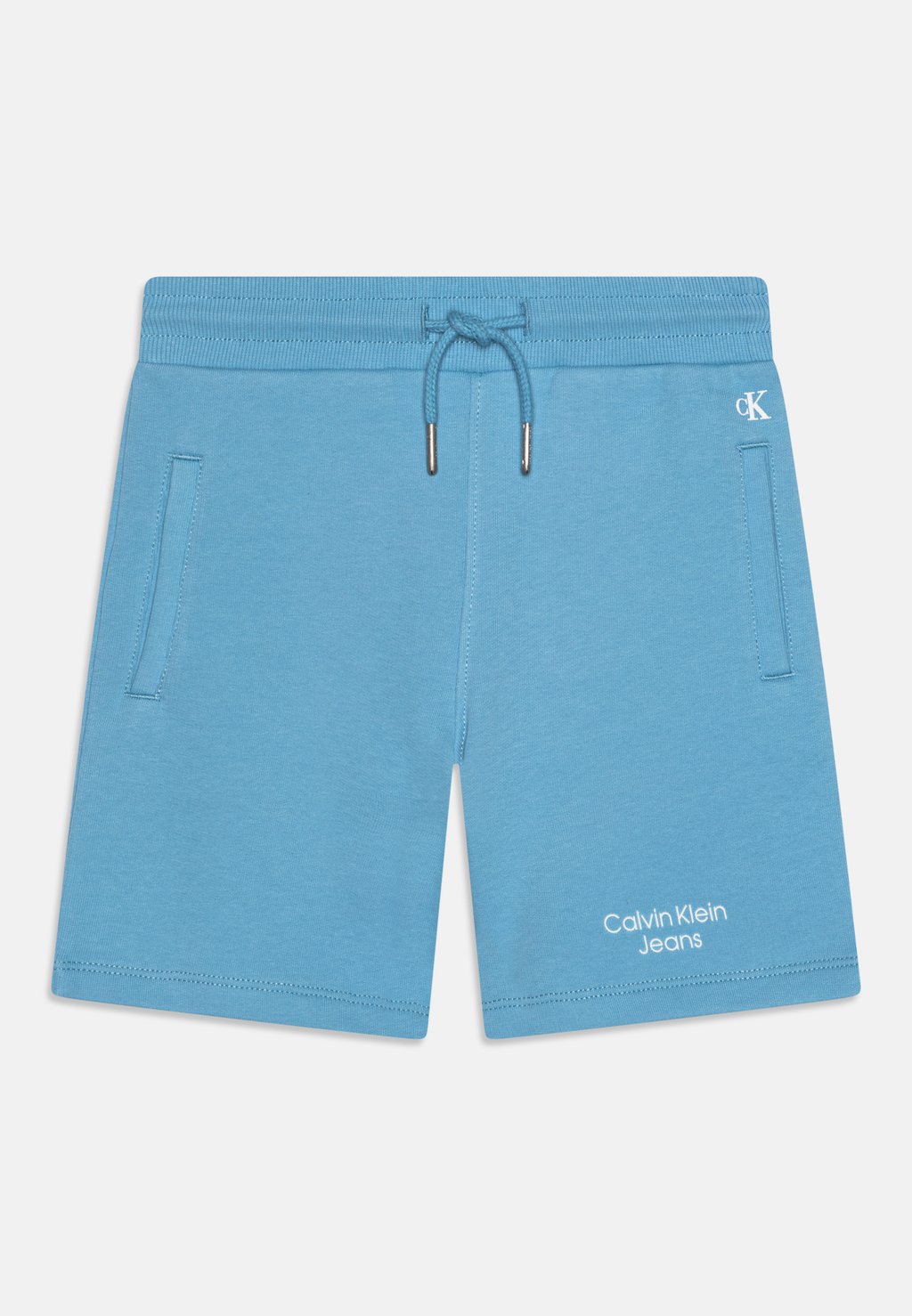 Шорты STACK LOGO Calvin Klein Jeans, цвет dusk blue высокие мюли flatform calvin klein jeans цвет dusk blue mediterranean blue
