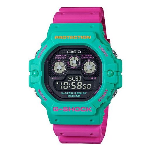 Часы CASIO G-Shock Digital 'Green', зеленый