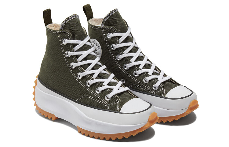 

Конверсы Run Star Hike High Cargo цвета хаки