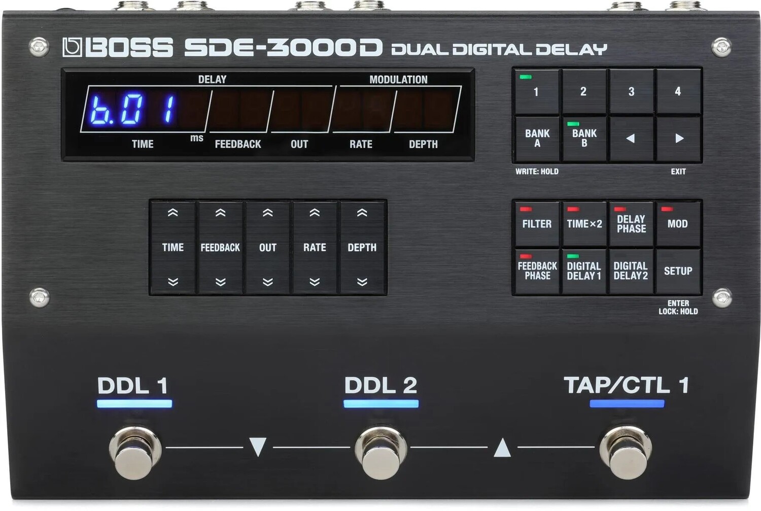 

Двойная цифровая педаль задержки Boss SDE-3000D