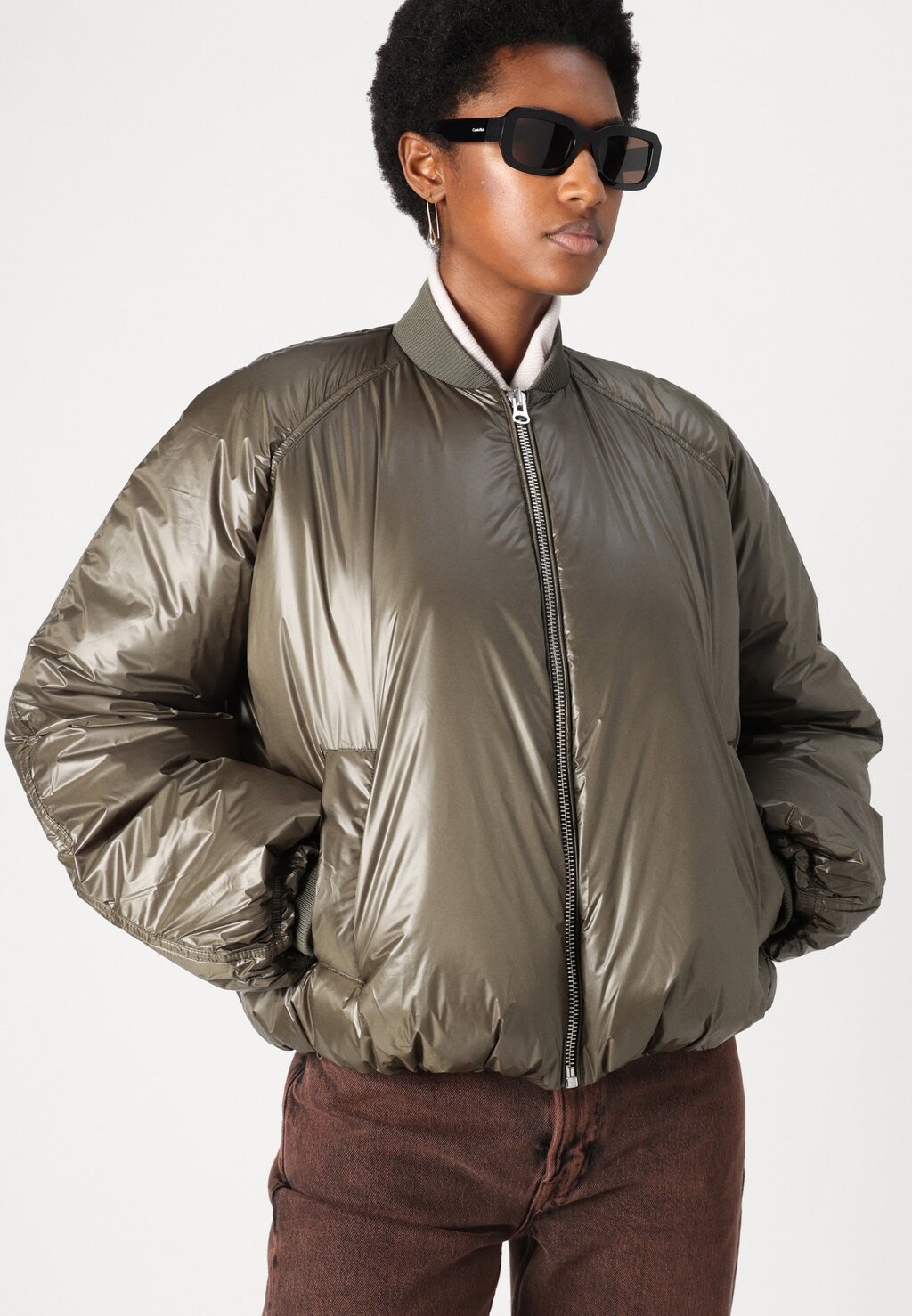

Зимняя куртка SAPADDY JACKET Samsøe Samsøe, темно-зеленый
