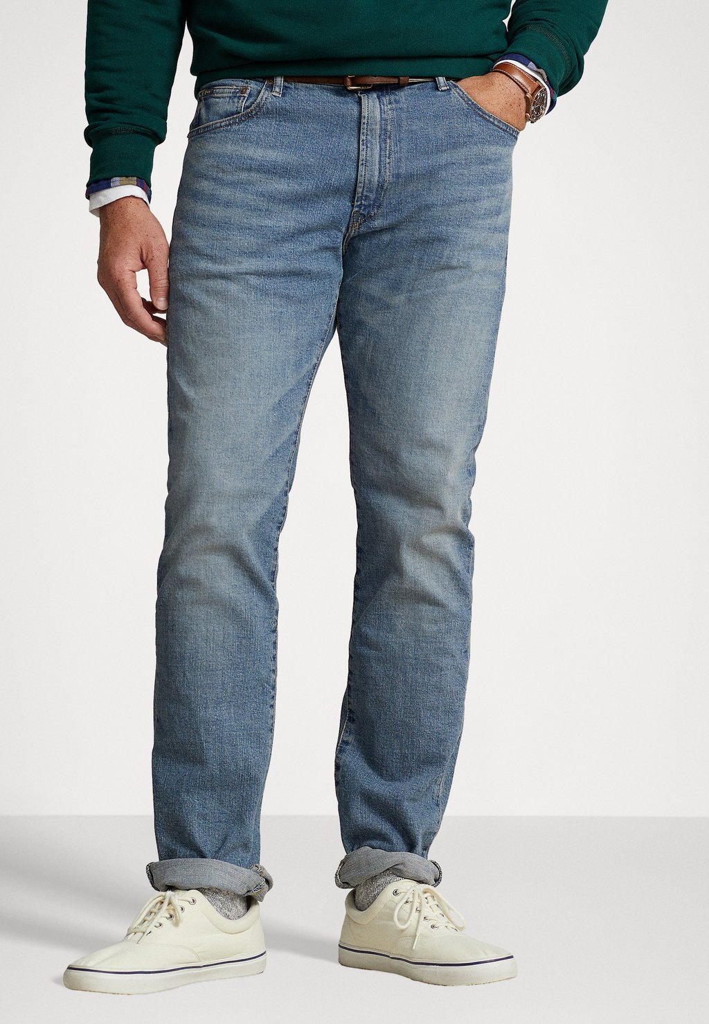 Прямые джинсы Polo Ralph Lauren Big & Tall, темно-синий