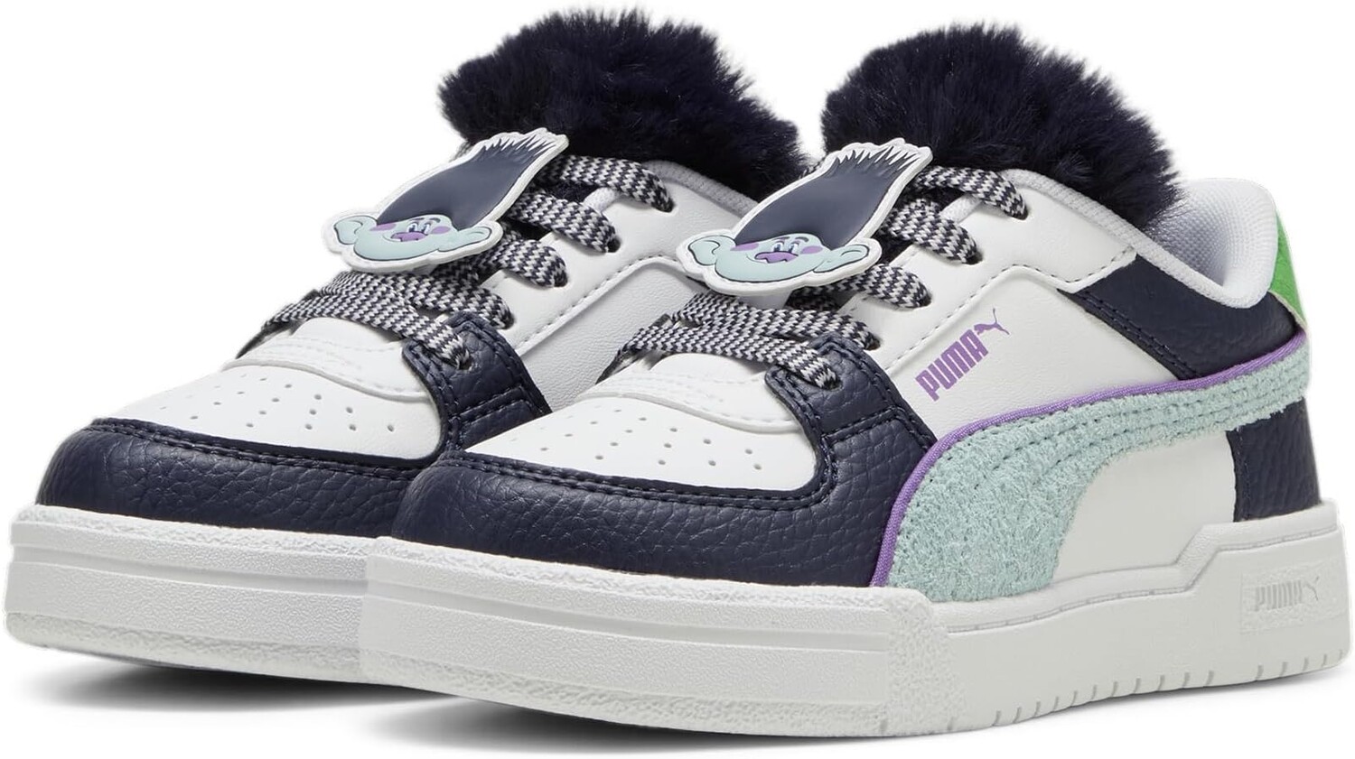 

Кроссовки Puma Puma Kids x Trolls California Pro Sneakers, цвет Puma White/Puma Navy