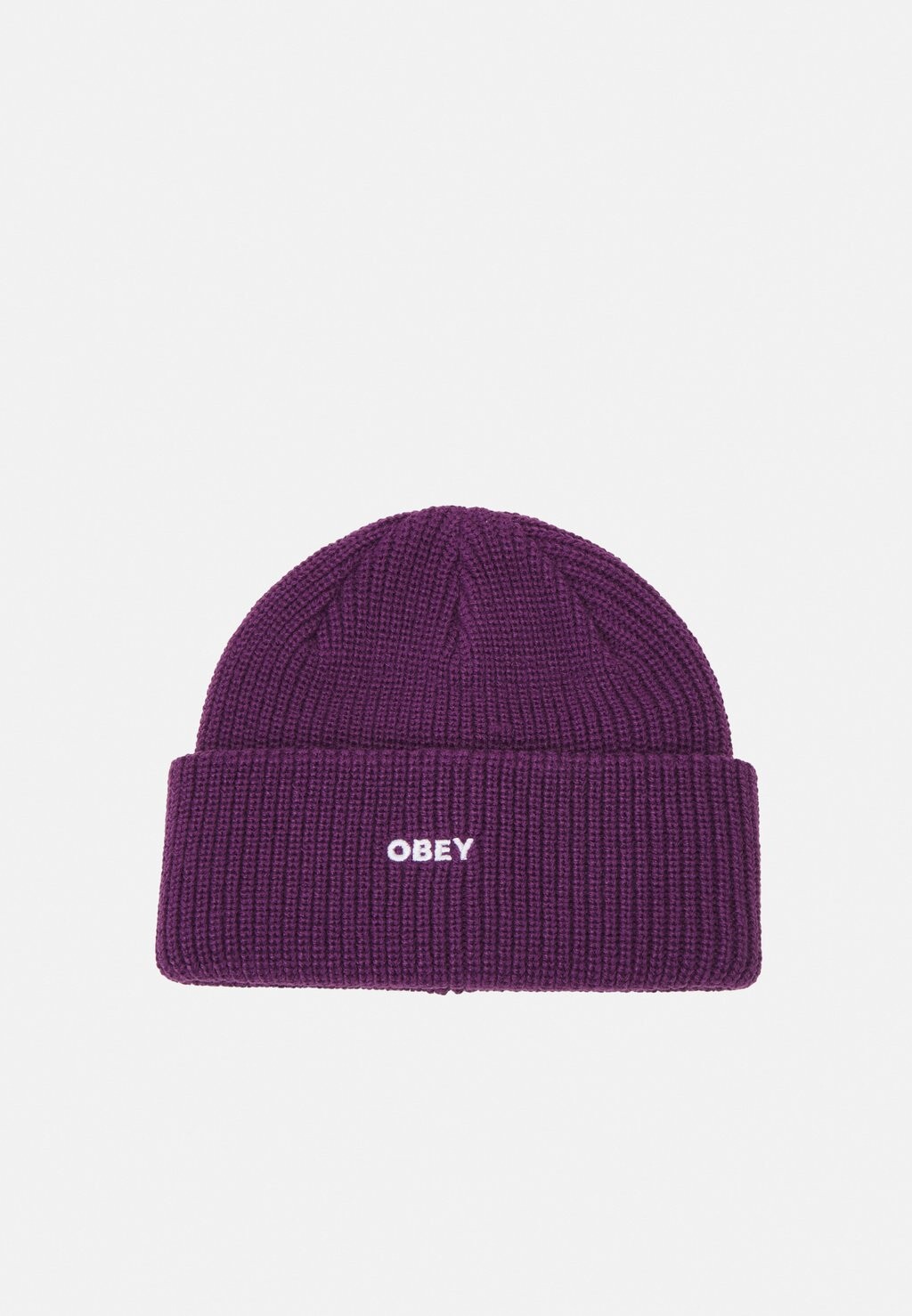 

Шапка-бини ONE TWO UNISEX Obey Clothing, винная ягода