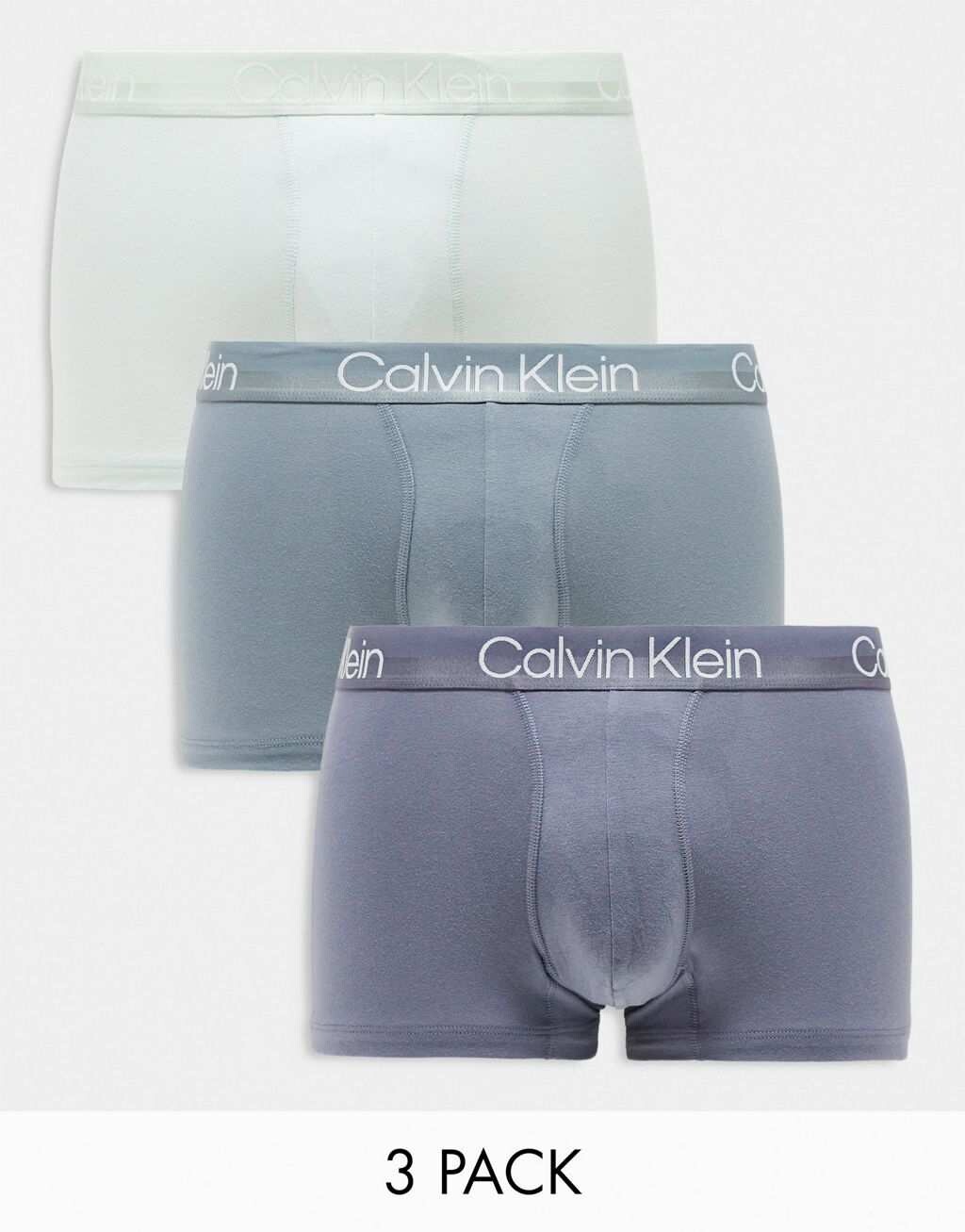 

Набор из трех эластичных плавок Calvin Klein Modern Cotton