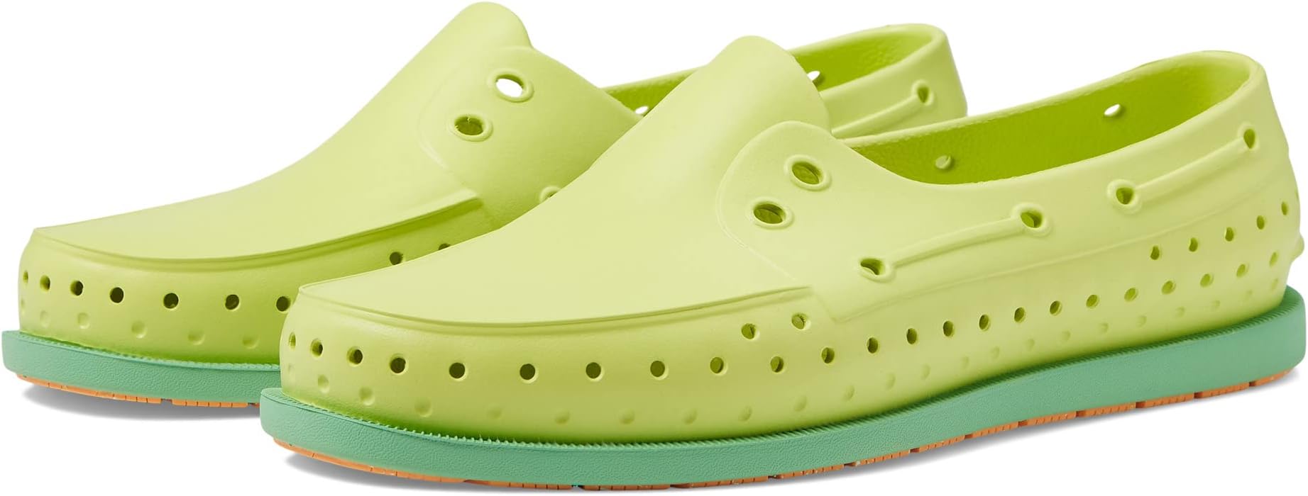 Лоферы Howard Sugarlite Native Shoes, цвет Celery Green/Candy Green/Papaya Speckle Rubber aquaris m5 green candy